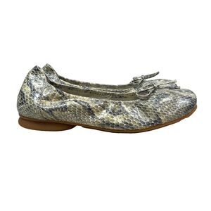 Sabrinas Ballet Flats Embossed Patent‎ Leather Rubber Soles Green Women EUR 38